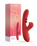 Tickler Wiggling G - Spot Vibrator & Tapping Clitoral Stimulator - Red