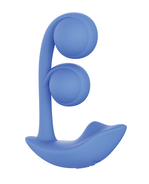 Melody Twin Balls Clit & G - Spot Vibrator - Blue