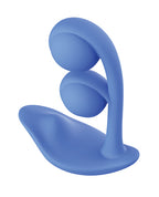 Melody Twin Balls Clit & G - Spot Vibrator - Blue