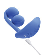 Melody Twin Balls Clit & G - Spot Vibrator - Blue