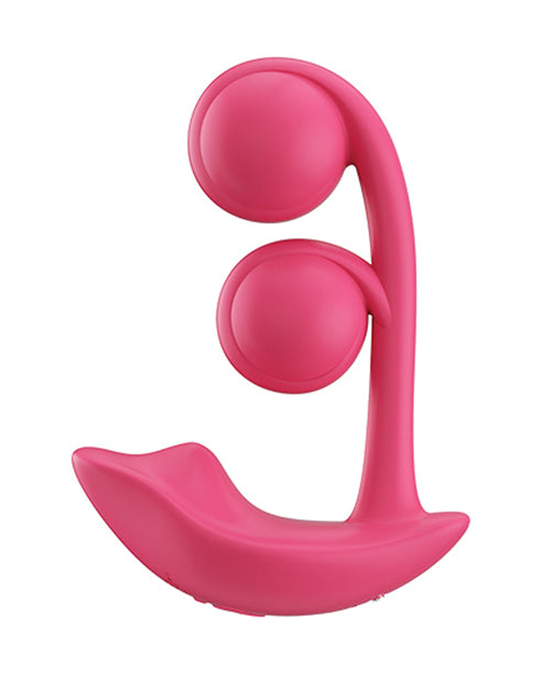 Melody Twin Balls Clit & G - Spot Vibrator - Pink