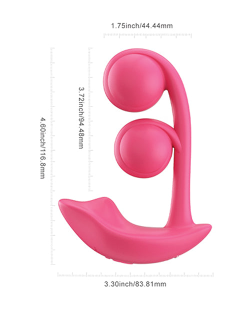 Melody Twin Balls Clit & G - Spot Vibrator - Pink