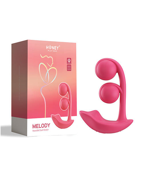 Melody Twin Balls Clit & G - Spot Vibrator - Pink