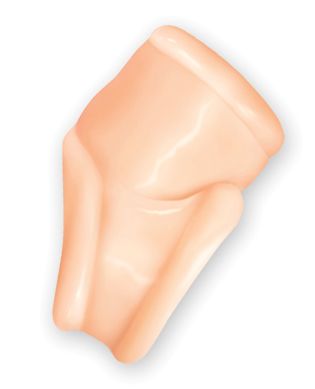 The 9' Base Boost Cock & Balls Sleeve - Natural