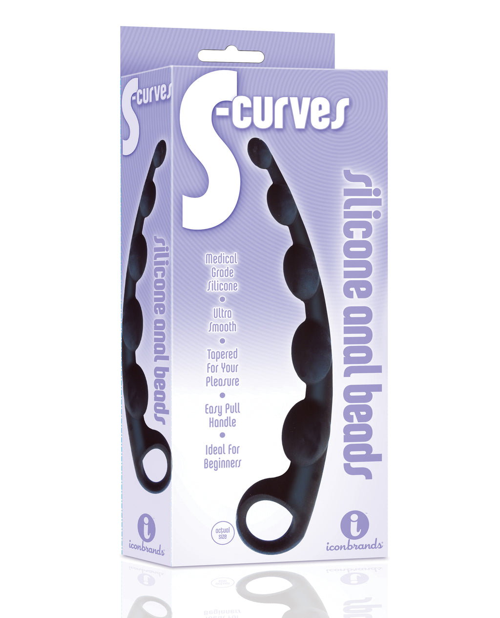 The 9' - Curved Silicone Anal Beads