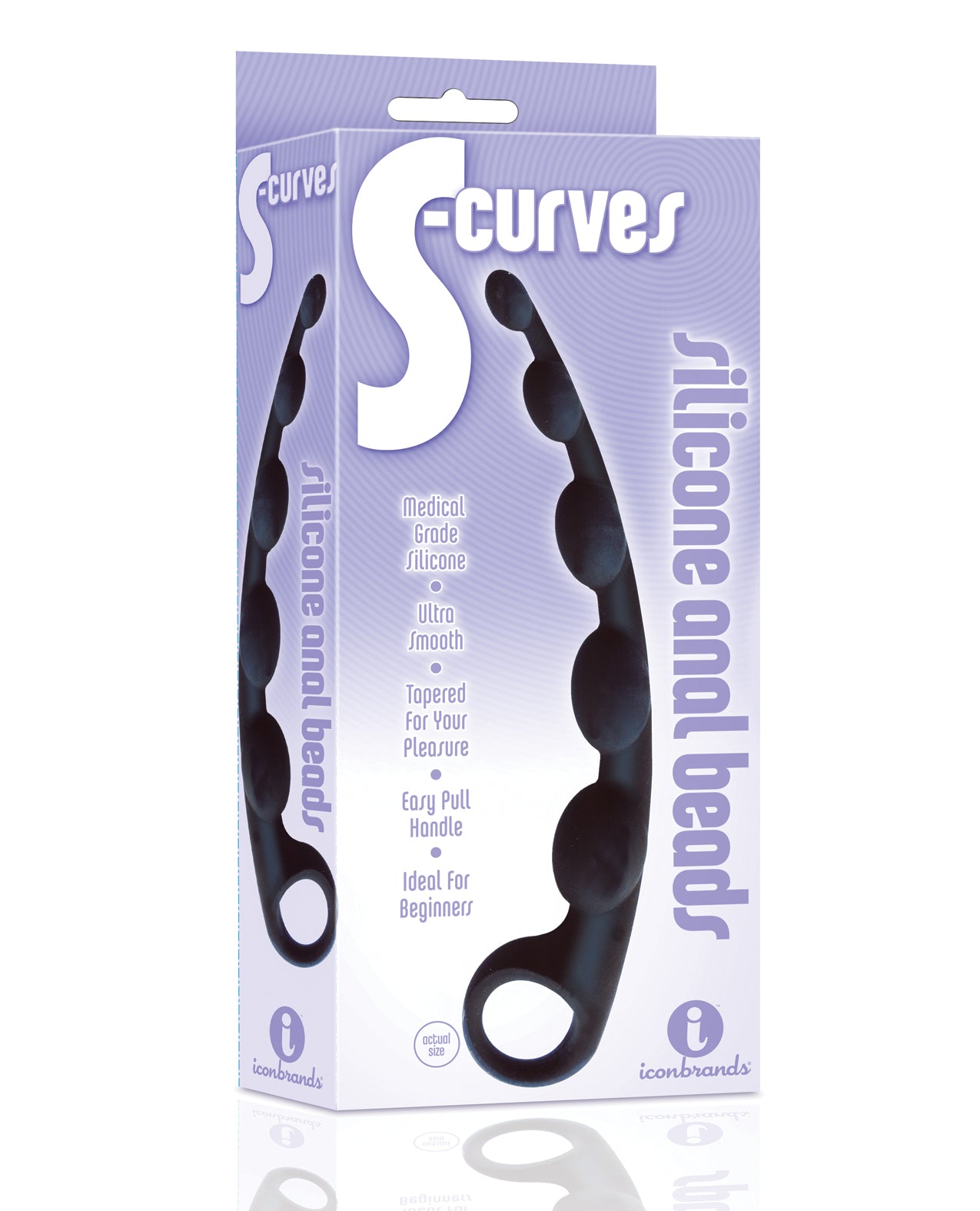 The 9' - Curved Silicone Anal Beads