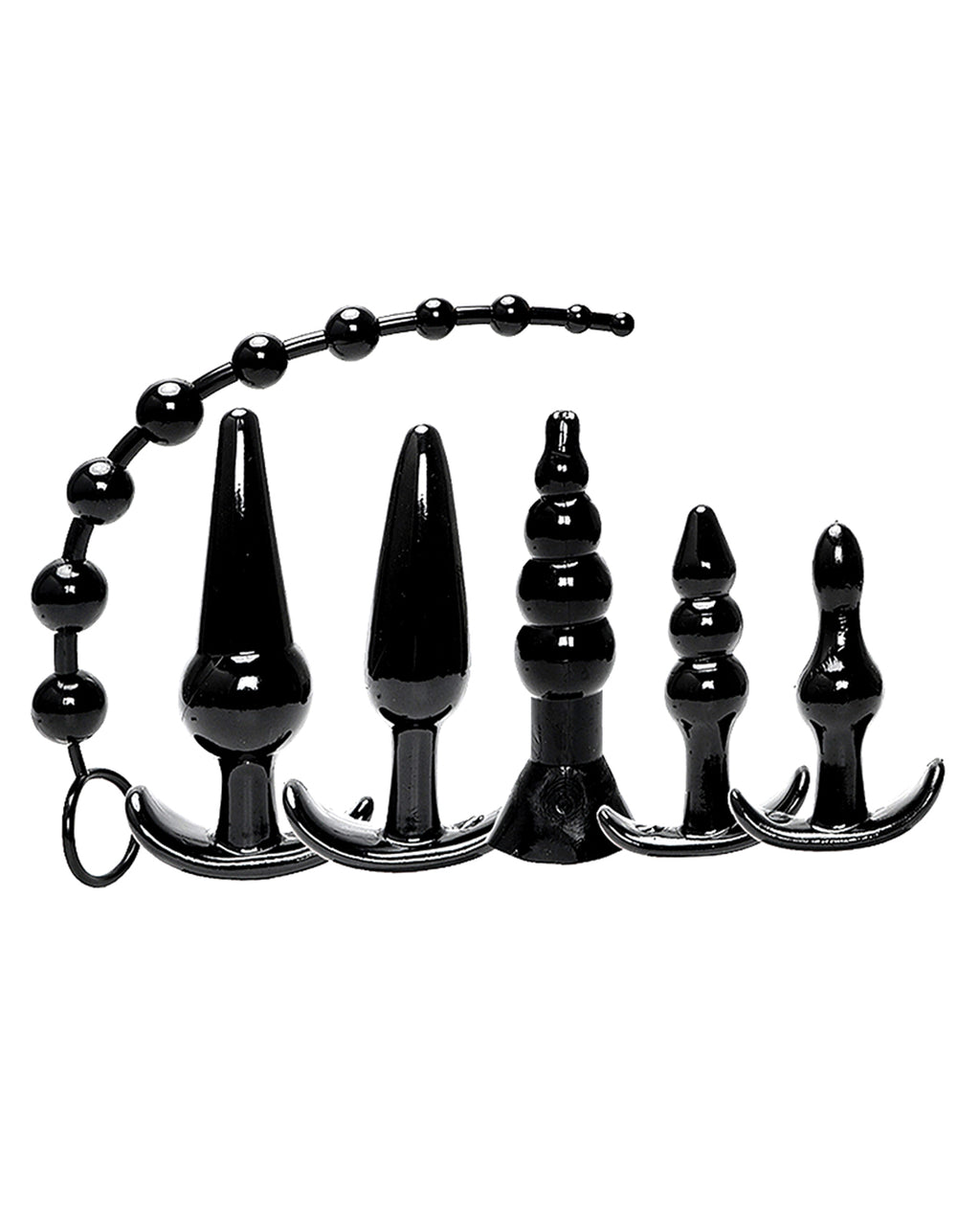 Try - Curious Anal Plug Kit - Black