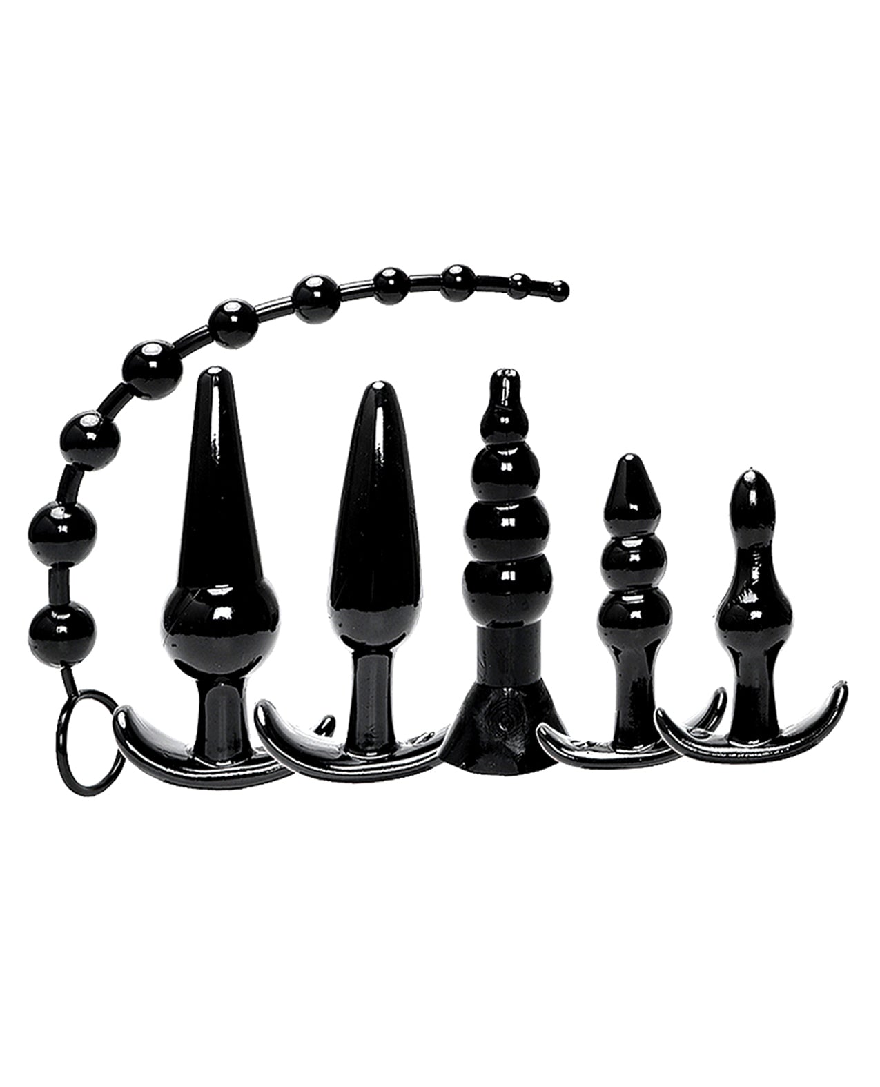 Try - Curious Anal Plug Kit - Black