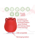 Wild Rose Classic Vibrator - Red