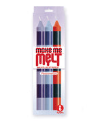 The 9' Make Me Melt Sensual Warm Drip Candles - Passionettes Stripes Pack of 3