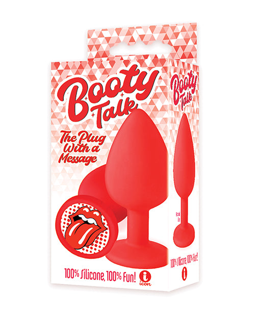 The 9' Booty Calls Tongue Plug - Red