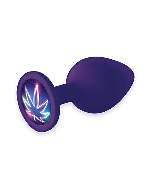 The 9' Booty Calls Neon Leaf Plug - Purple