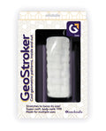 GeoStroker Two 5" Ultra - Soft TPR Stroker - White