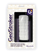GeoStroker Two 5" Ultra - Soft TPR Stroker - White