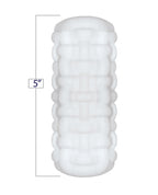 GeoStroker Two 5" Ultra - Soft TPR Stroker - White