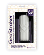 GeoStroker Three 5" Ultra - Soft TPR Stroker - White