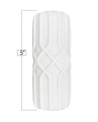 GeoStroker Three 5" Ultra - Soft TPR Stroker - White