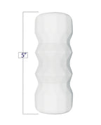 GeoStroker Four 5" Ultra - Soft Stroker - White