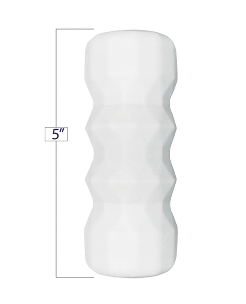 GeoStroker Four 5" Ultra - Soft Stroker - White