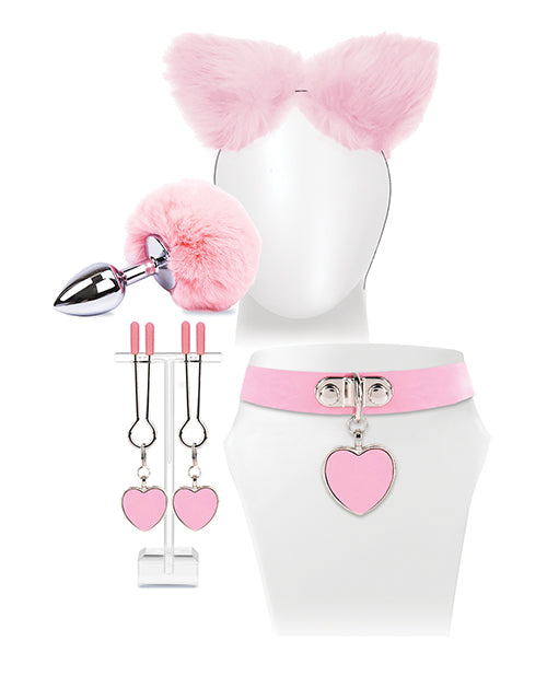 Try - Curious Kitty Set - Pink