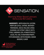 ID Sensation Waterbased Warming Lubricant - Pocket Bottle