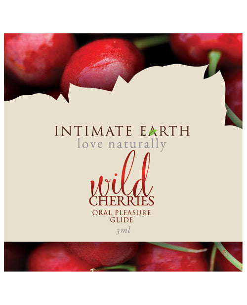 Intimate Earth Lubricant Foil - Wild Cherries
