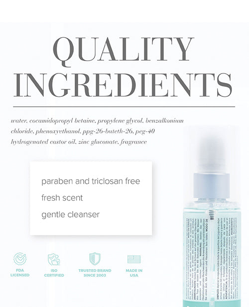JO Misting Toy Cleaner - Fresh Scent Hygiene
