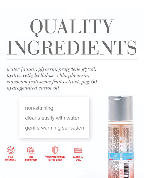 JO H2O Anal - Warming Lubricant