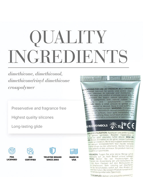 JO Premium Jelly - Original Lubricant