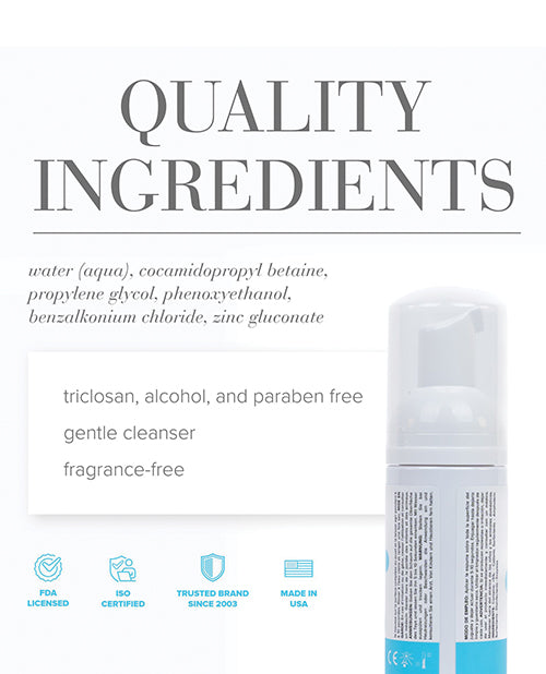 JO Refresh Foaming Toy Cleaner - Fragrance Free Hygiene