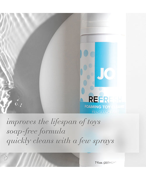 JO Refresh Foaming Toy Cleaner - Fragrance Free Hygiene