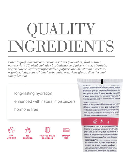 JO Renew Vaginal Moisturizer - Original Hygiene