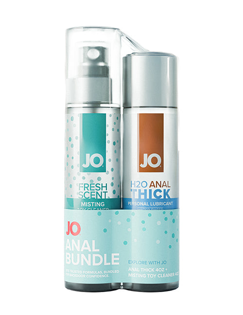 JO Limited Edition Bundle Anal Thick + Misting Toy Cleaner