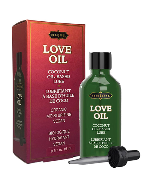 Kama Sutra Love Oil Coconut Oil - Based Lube - Mini