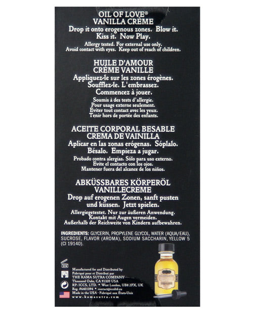 Kama Sutra Oil of Love - . Vanilla Creme