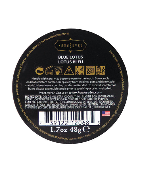 Kama Sutra Sex Magnet Massage Candle - Blue Lotus