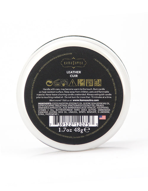 Kama Sutra Sex Magnet Pheromone Mini Massage Candle - Leather