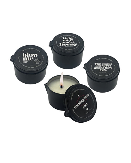 Kama Sutra 16 pc Pre Pack in a Bowl Tin Massage Candle w/Pour Spout