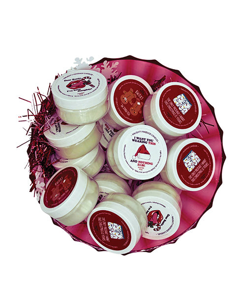 Kama Sutra Holiday Massage Candles Prepack Bowl