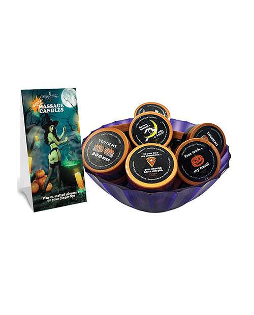Kama Sutra Fall Mini Massage Candle Prepack Bowl - Display of