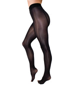 Kix'ies Strong & Silky Black Tights - Black