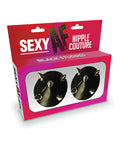 Sexy AF Nipple Couture Studded Pastie - Black