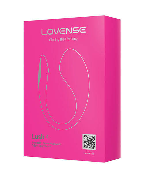 Lovense Lush 4.0 Bluetooth G - Spot Egg Camming Vibrator - Pink