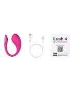Lovense Lush 4.0 Bluetooth G - Spot Egg Camming Vibrator - Pink