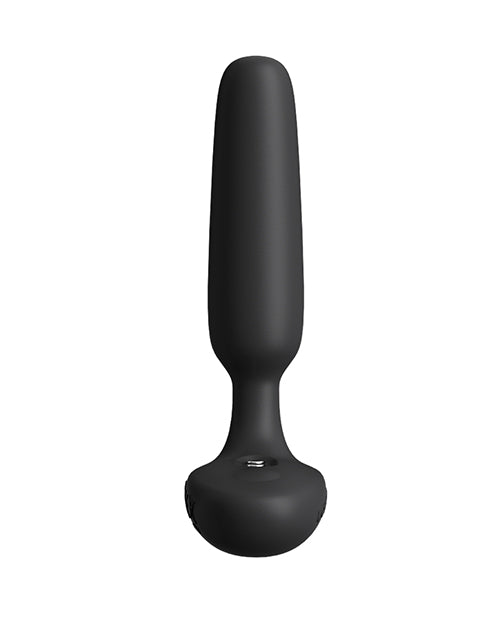 Lovense Glint App Controlled Touch Responsive Vibrating Butt Plug - Black