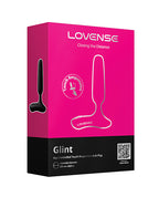 Lovense Glint App Controlled Touch Responsive Vibrating Butt Plug - Black