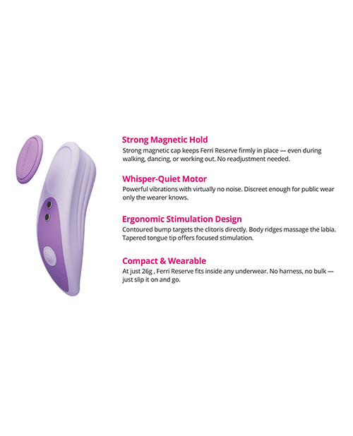 $=Lovense Ferri Reserve Panty Vibe Special Edition - Lavender