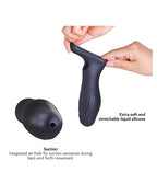 Man Wand RYZER Max Penis Sleeve - Black Plum