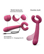 Love to Love Please Me Multi - Play Vibrator - Plum Star