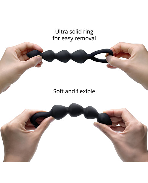 Love to Love Bing Bang Anal Bead - Black Onyx